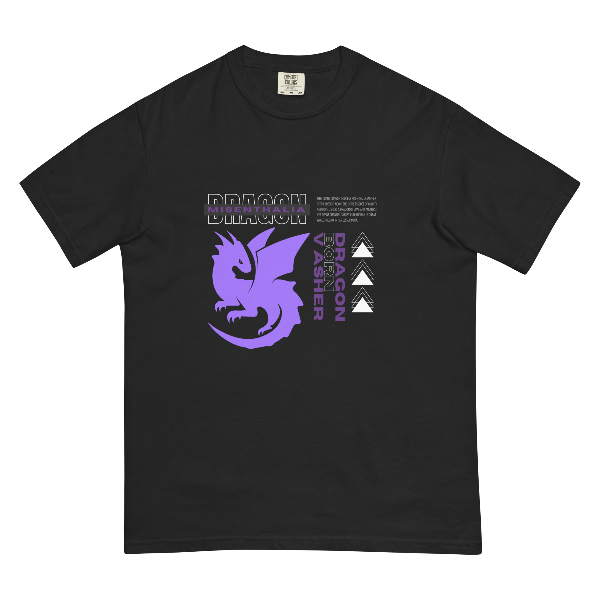 Misenthalia Dragon Born dyed heavyweight t-shirt - Image 2