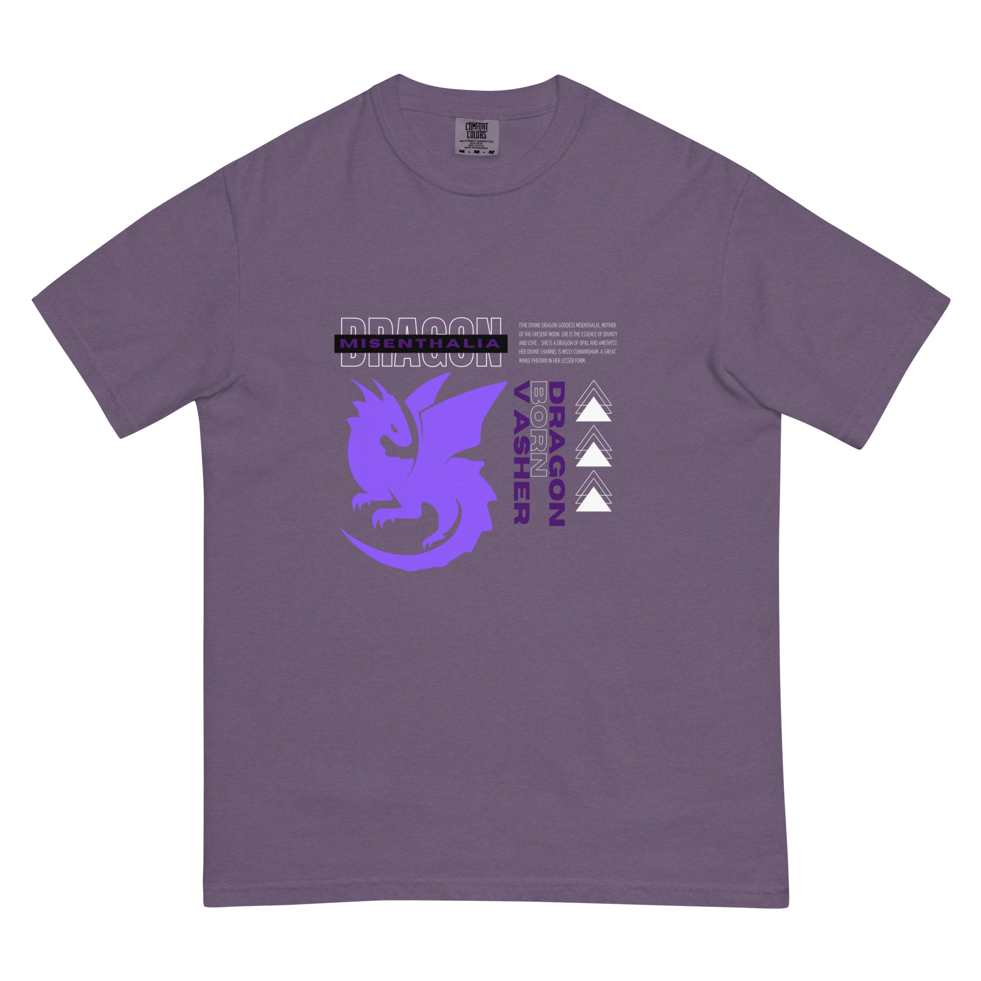 Misenthalia Dragon Born dyed heavyweight t-shirt - Image 8