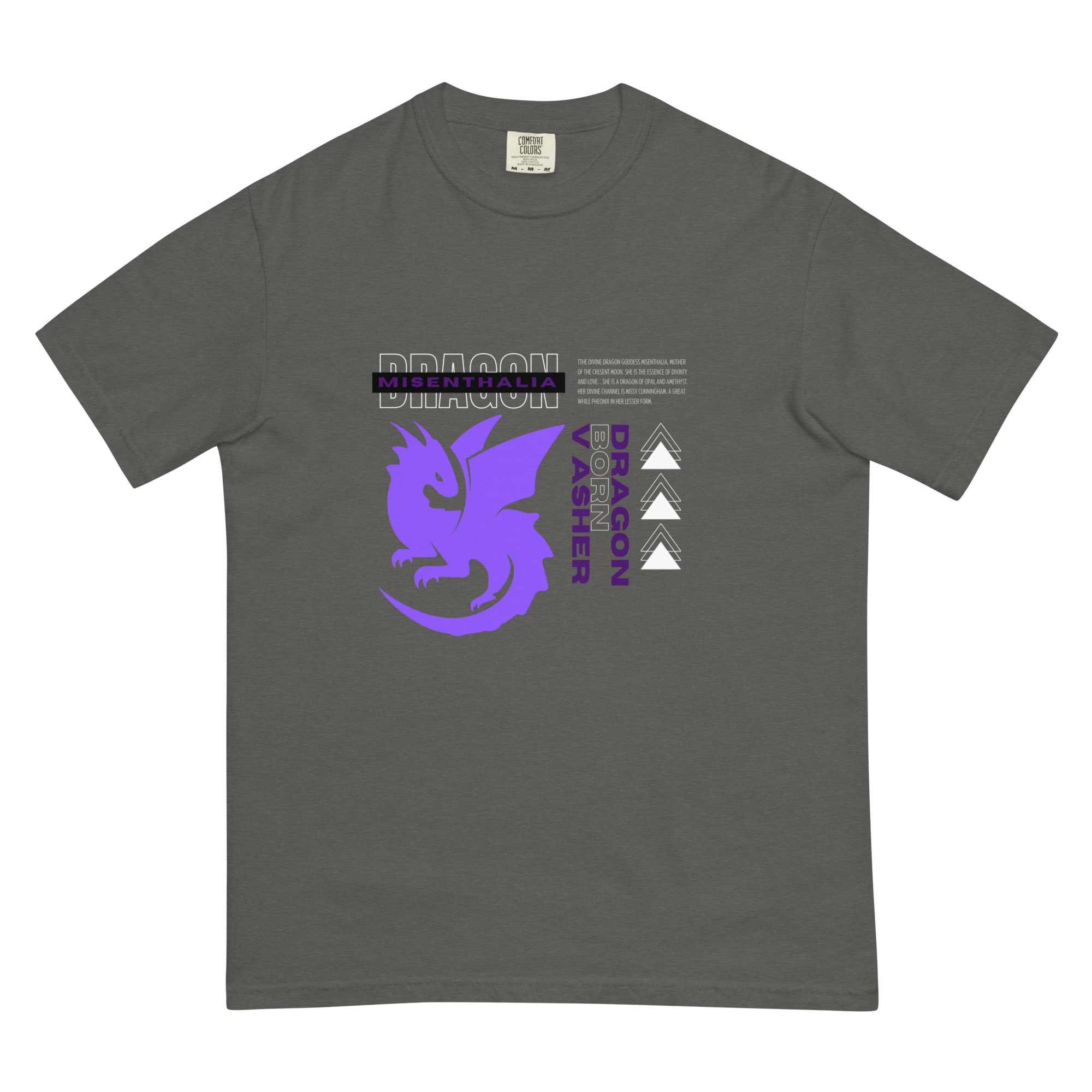 Misenthalia Dragon Born dyed heavyweight t-shirt - Image 6