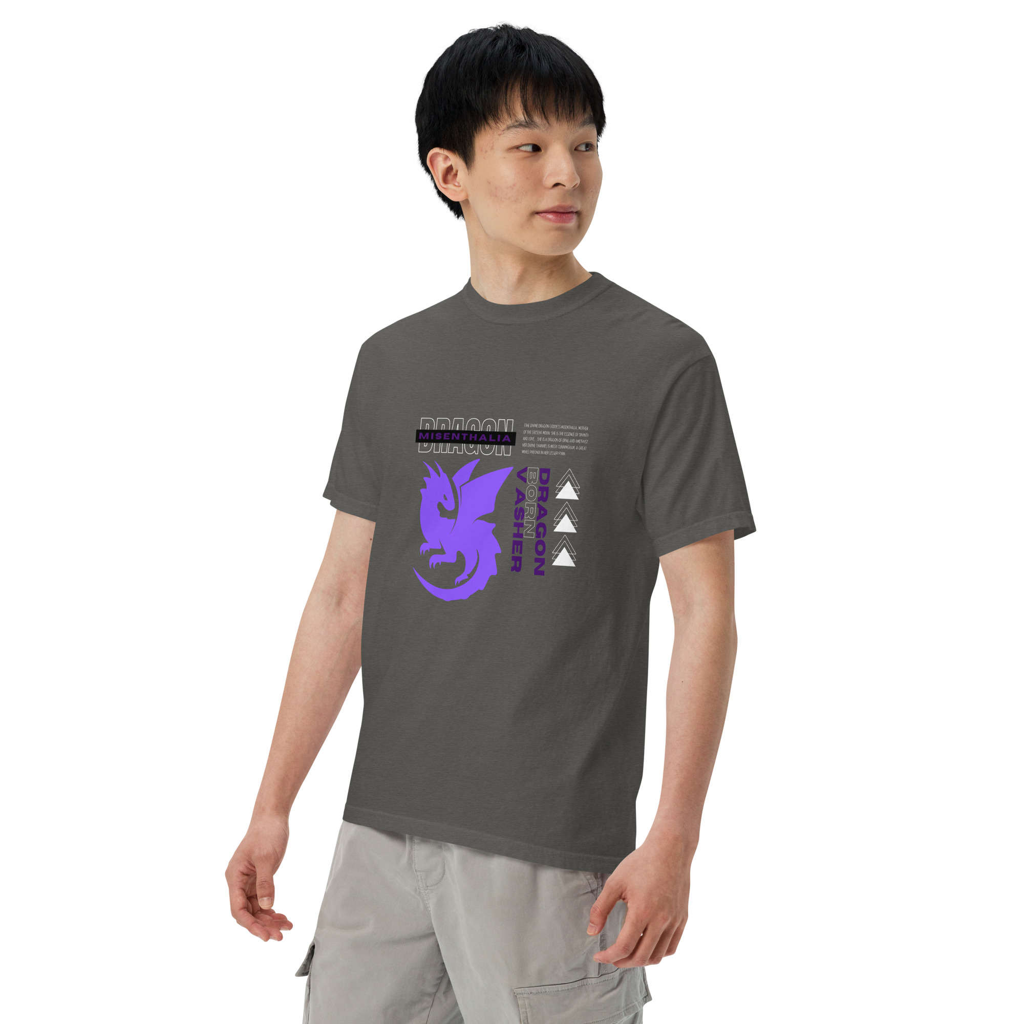 Misenthalia Dragon Born dyed heavyweight t-shirt